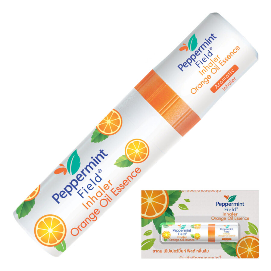 Арома ингалятор (2 в 1) Peppermint Field Orange Essence Inhaler, 2ml